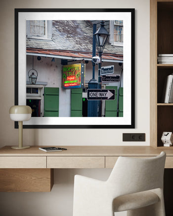 Tropical Isle Neon Sign at Bourbon & Toulouse – New Orleans Street Photography Print