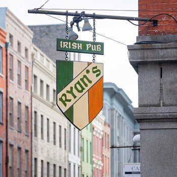Ryan’s Irish Pub Sign Wall Art | New Orleans Historic District Street Photography Print