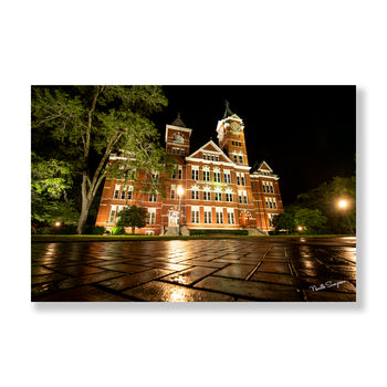 Samford Hall at Night – Auburn University Reflections | Alabama Art Décor