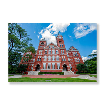 Samford Hall Window Art – Auburn University, Auburn Alabama Décor, Upward Angled View