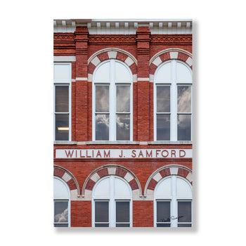 Samford Hall Window Art – William J. Samford, Auburn University, Auburn Alabama Décor