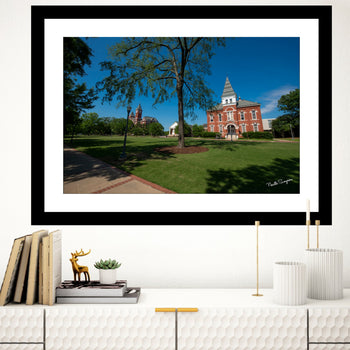 Hargis Hall, Langdon Hall, Samford Hall, Auburn University campus photography, Auburn Alabama art décor, school pride.