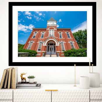 Hargis Hall at Auburn University, upward angle.