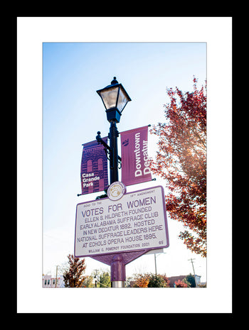 Votes For Women Marker – Decatur, Alabama