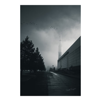 U.S. Space & Rocket Center – Downtown Huntsville Photography | Foggy Rocket