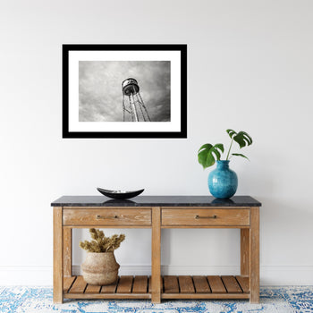 Lowe Mill Water Tower – Black & White Huntsville Photography