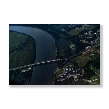 Clement C. Clay Bridge / Whitesburg Bridge (US-231) Wall Decor | Aerial Photography