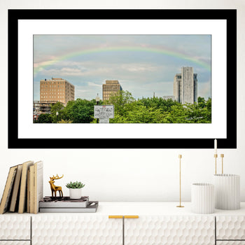 Rainbow Over the Rocket City | Local Landmark Photography