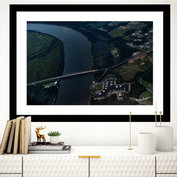 Clement C. Clay Bridge / Whitesburg Bridge (US-231) Wall Decor | Aerial Photography