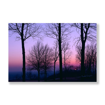 Pink & Purple Sunset on Monte Sano Mountain – Huntsville Nature Photography Print