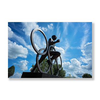 Jesse Owens Statue Wall Art – Moulton, Alabama Photography