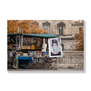 Seine River Outdoor Booksellers Wall Art – Paris Street Photography Print