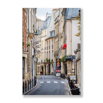 Narrow Street in Paris – Street Photography Print & Canvas