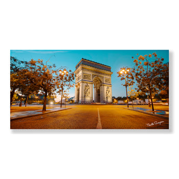 Arc de Triomphe Wall Art – Panoramic Paris Photography Print & Canvas