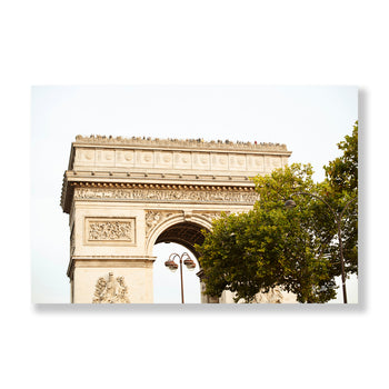 Top of Arc de Triomphe – Paris Landmark Wall Art Print & Canvas